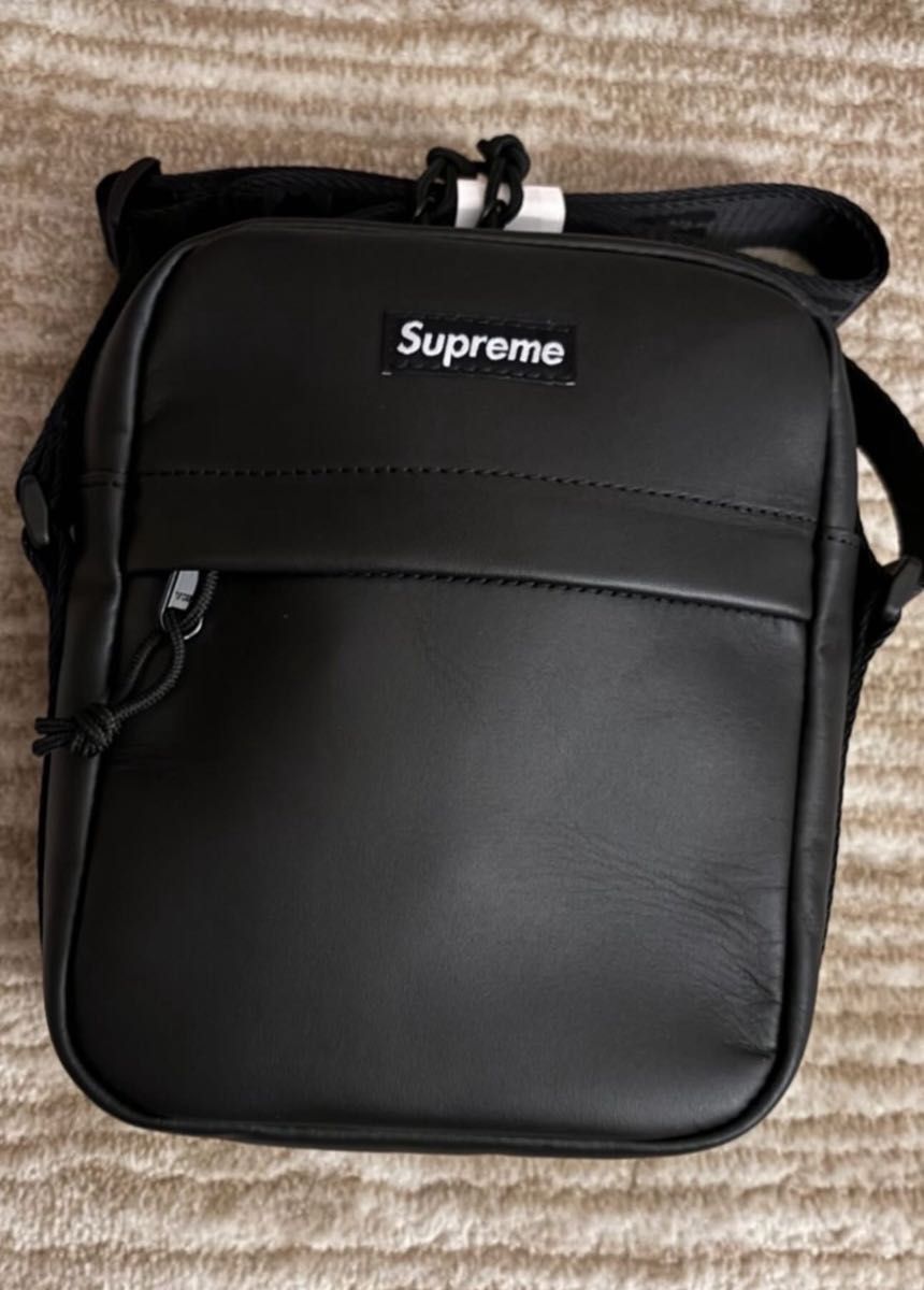 Supreme Leather Shoulder Bag 