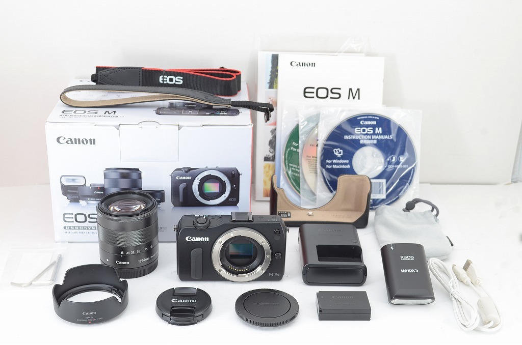 魅力の 【アルプスカメラ】良品 Canon キヤノン EOS M ボディ + EF-M