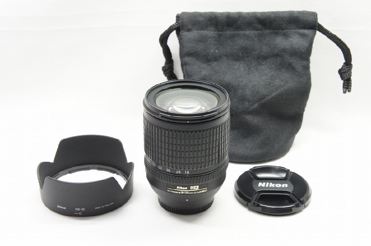 【アルプスカメラ】Nikon ニコン AF-S DX NIKKOR 18-135mm F3.5-5.6G ED IF ズームレンズ ポーチ付 230922g