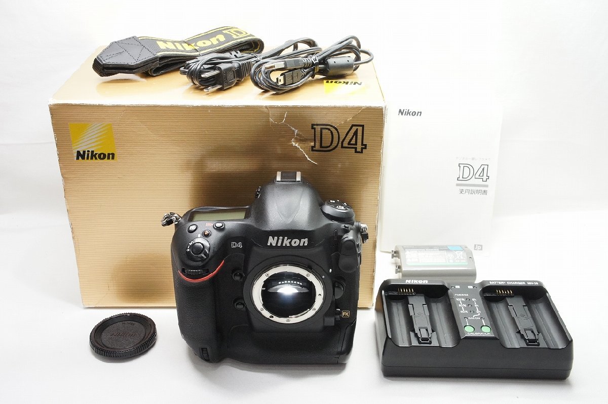 格安販売の ニコン 【アルプスカメラ】Nikon D4 230916m 元箱付