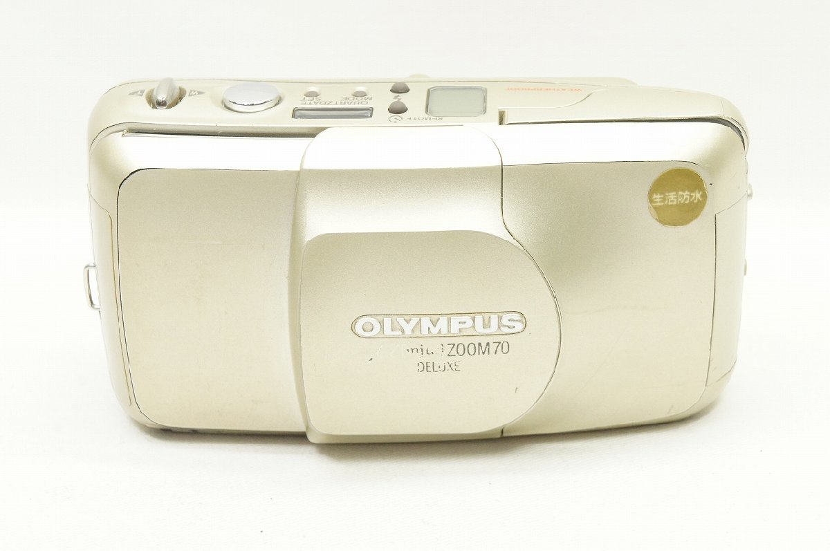 【適格請求書発行】OLYMPUS オリンパス μ mju: ZOOM 70 DELUXE 35mmコンパクトフィルムカメラ【アルプスカメラ】231004s_画像1