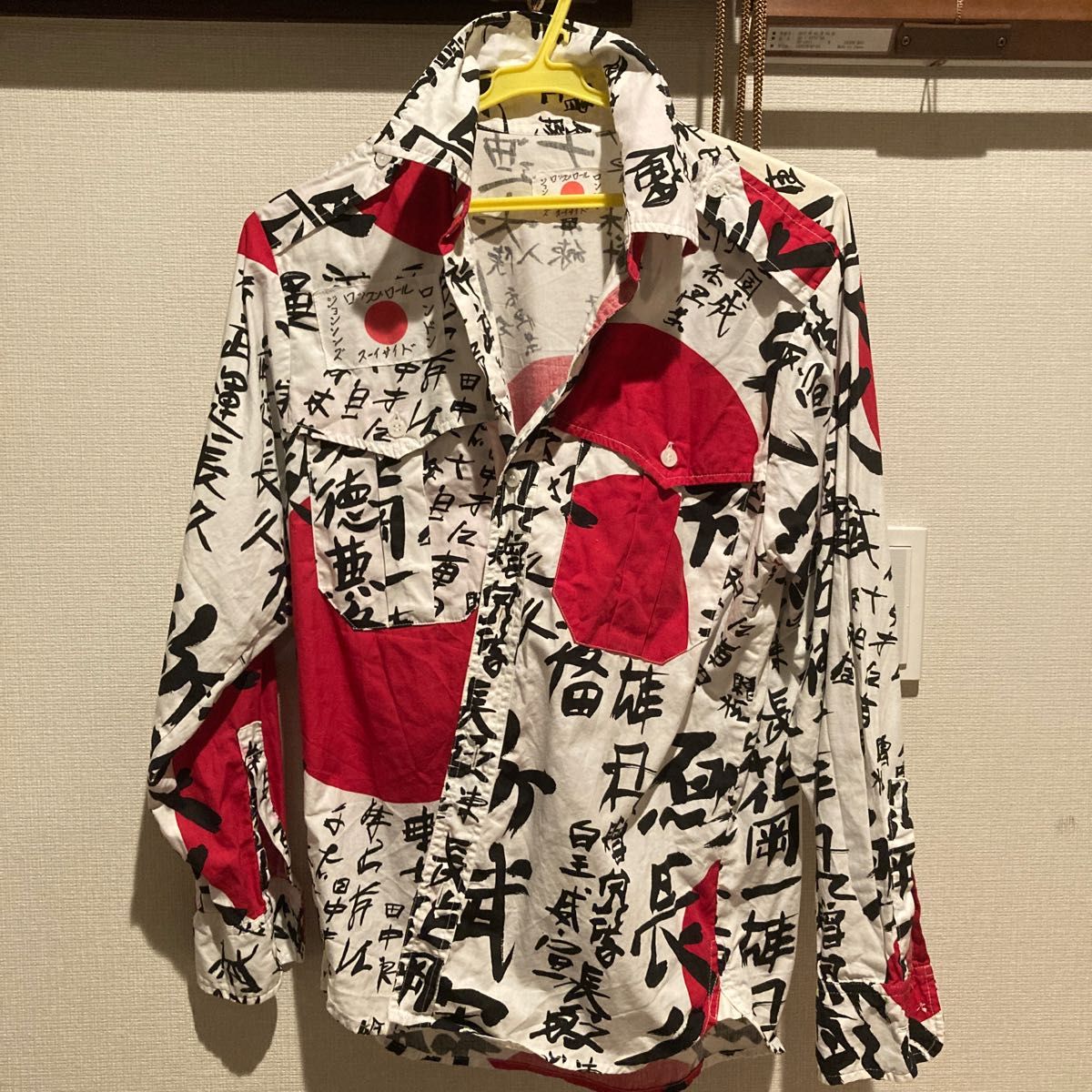 JOHNSONS / LA ROCKA KANJI Shirt ラロッカ 「武運長久」日の丸 JOHNSONS / LA ROCKA KANJI Shirt ラロッカ 「武運長久」日の丸