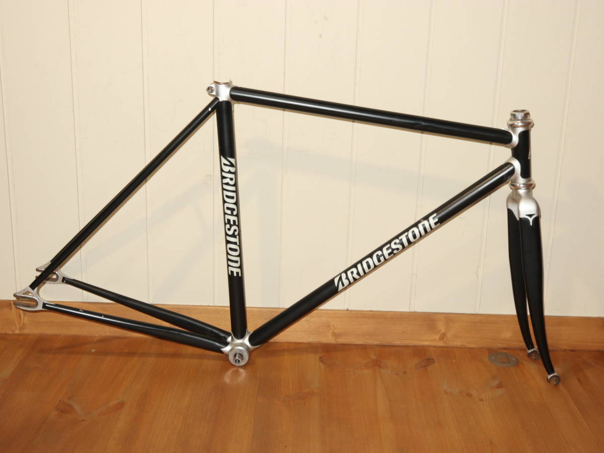  rare mat color NJS Bridgestone Bridgestone Kuromori piste frame | anchor Anchor Bridgestone bicycle race bicycle 