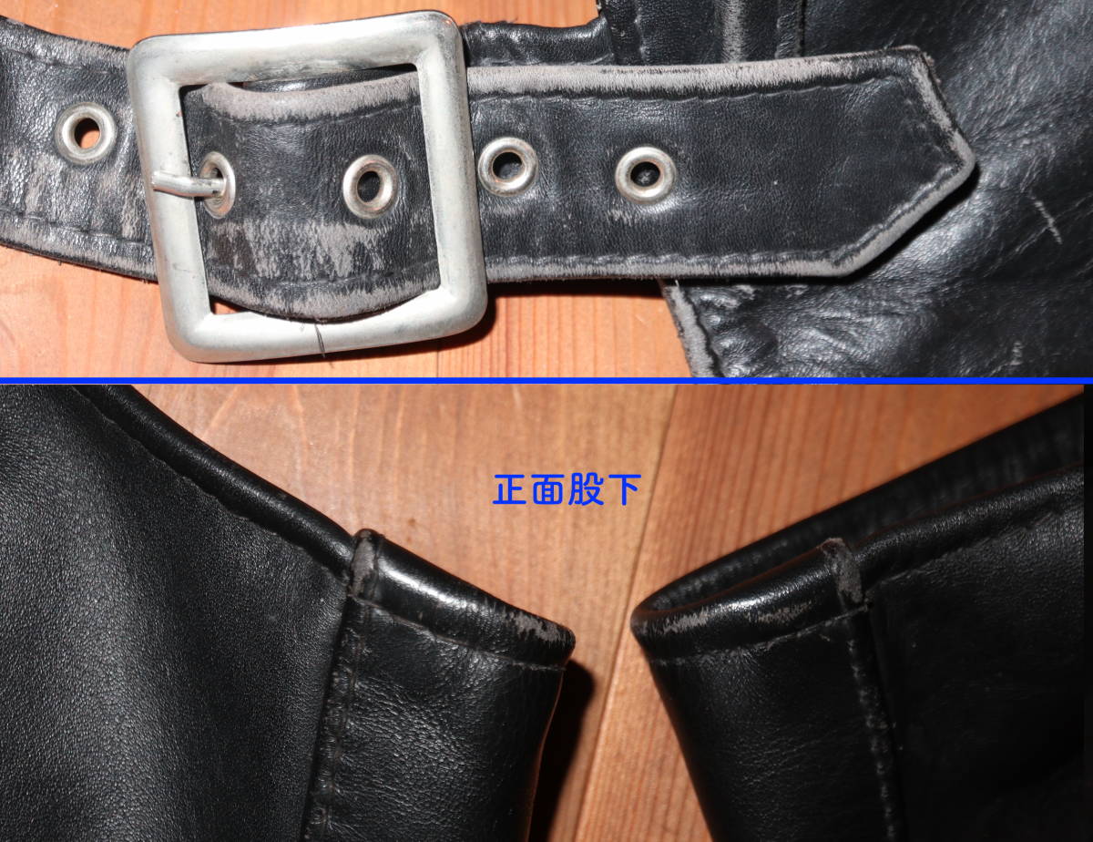 SCHOTT ショット レザー チャップス メンズS / レザーパンツ SCHOTT ショット レザー チャップス メンズS / レザーパンツ