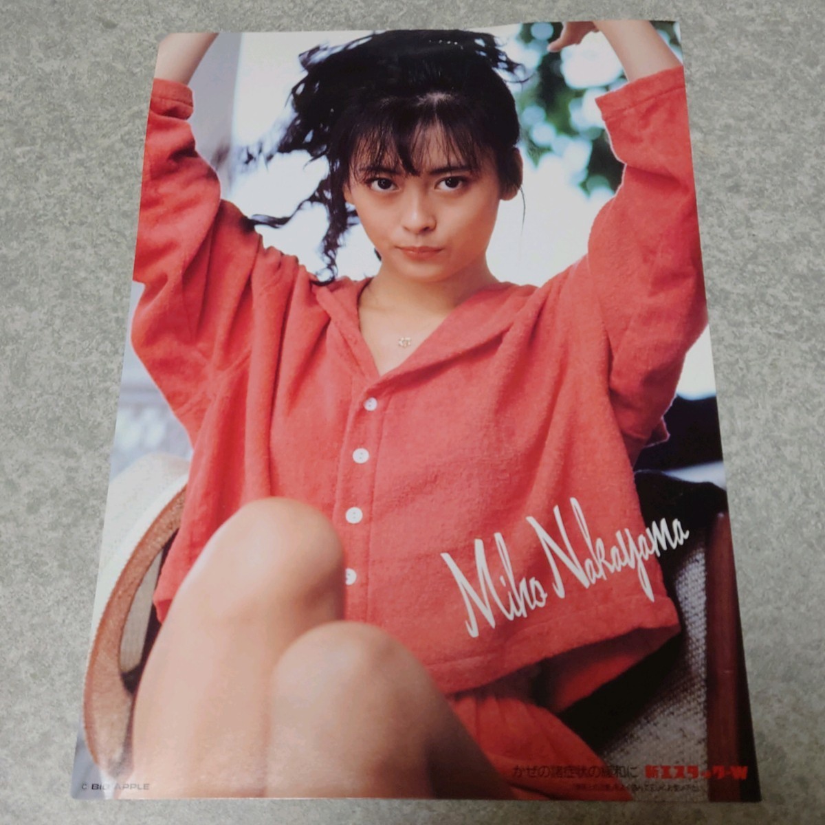 [ poster A] Nakayama Miho not for sale .. poster / new es tuck W