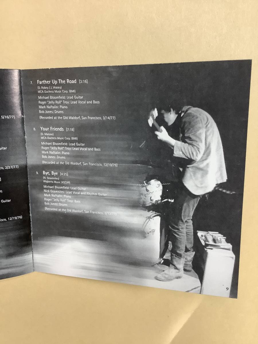 送料無料 マイク ブルームフィールド「LIVE AT THE OLD WALDORF」ライヴ 全9曲 輸入盤