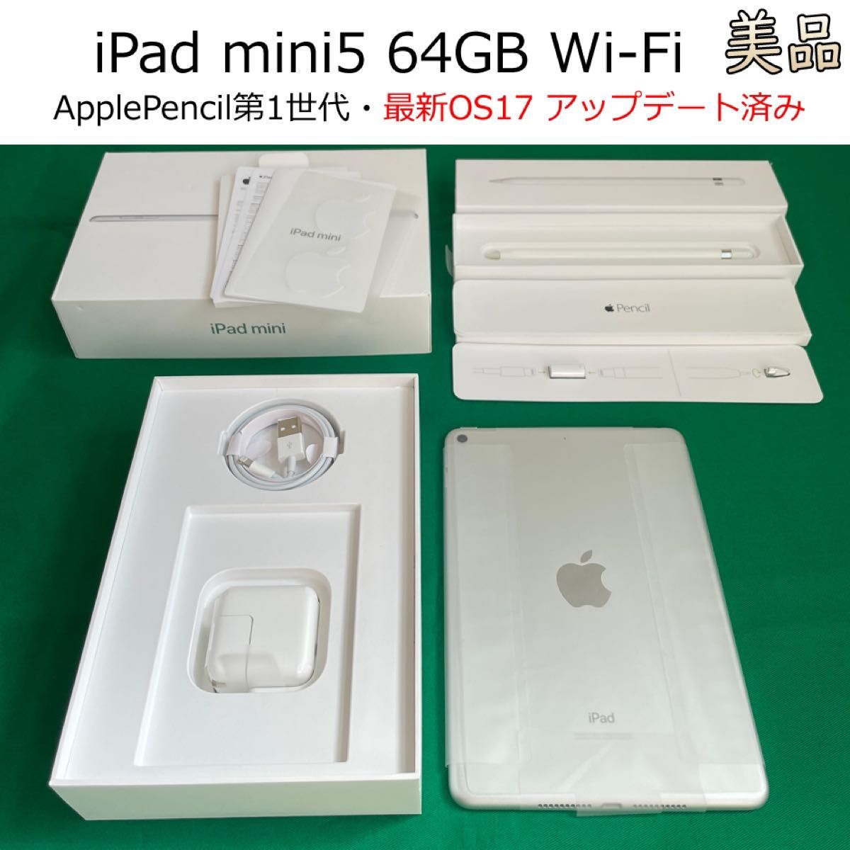 アップルペン付 iPad mini(第5世代)Wi-Fiモデル 64GBシルバー|PayPay