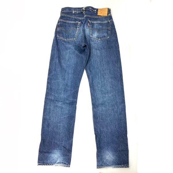 ｔ)リーバイス Levi’s デニム ジーンズ 201XX サイズW32×L36 隠しリベット 1988年 555 赤耳 米国製 メンズ 中古_画像4