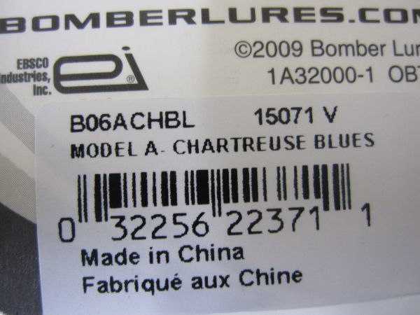 ボーマー　モデルA　6A　CHBL　新品 B06A チャートリュースブルー　_画像2