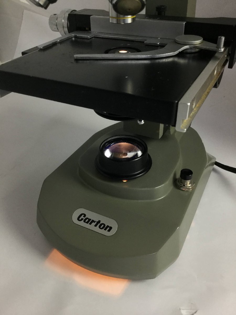 高級顕微鏡 Carton カートン光学 液浸系 LKL型 2000 × 製造番号 №74342 M-863 当時もの　s3019_Q_画像3