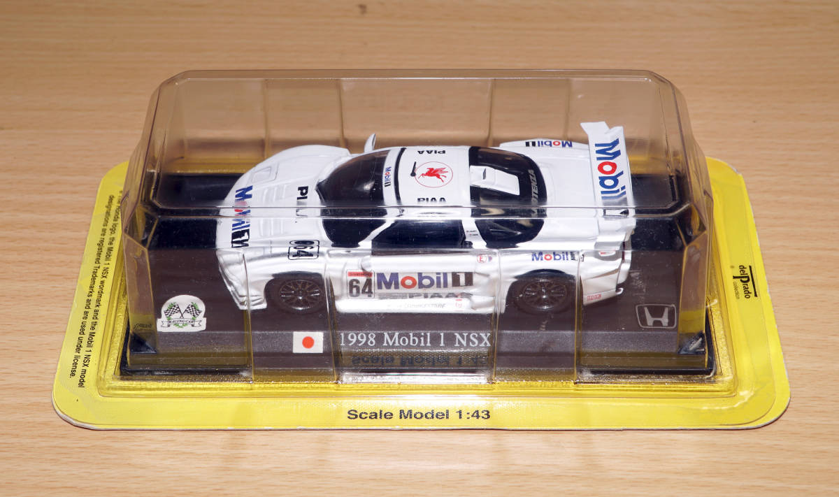 1/43 HONDA ホンダ モービル Mobile 1 NSX 1998 ホワイト デルプラド 送料無料_画像1