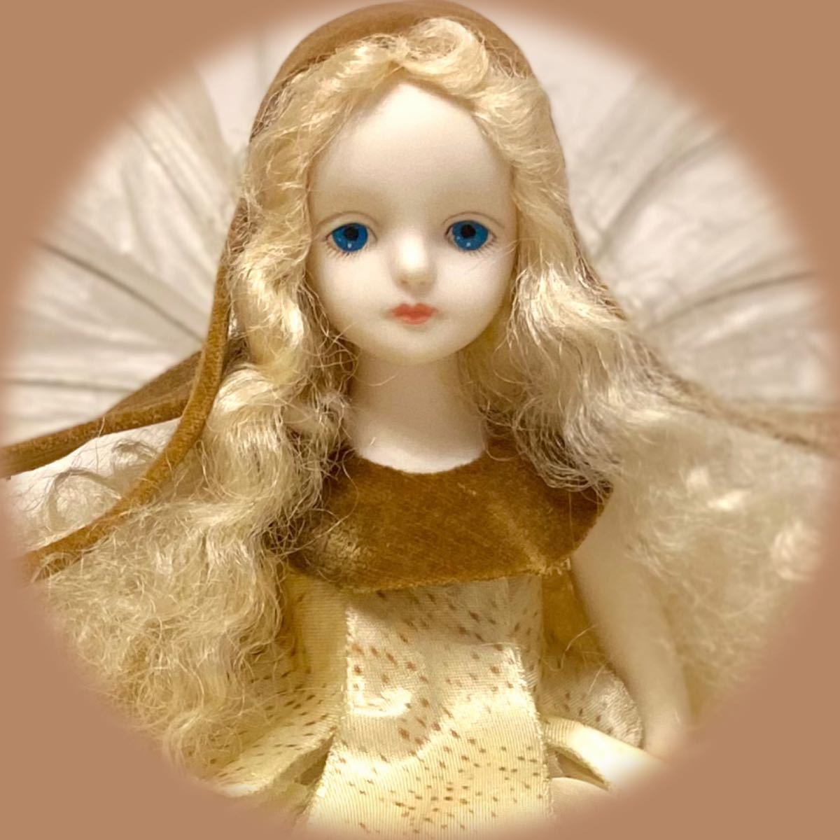 若月まり子 エルフィンフローリー 山ゆり 花の妖精人形 創作人形 ポーセリン 陶器 フラワーフェアリー ビスクドール