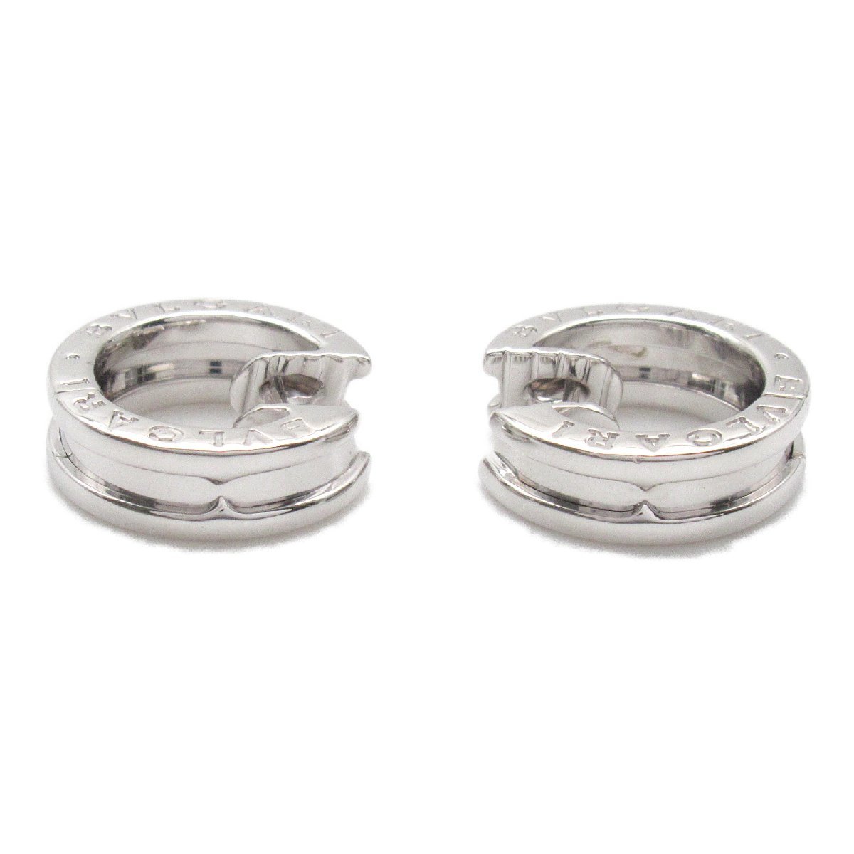 クラシック シルバー系 ビーゼロワン B-zero1 ピアス ピアス ブルガリ BVLGARI K18WG(ホワイトゴールド) ユニセックス 中古 イヤリング、ピアス クラシック シルバー系 ビーゼロワン B-zero1 ピアス ピアス ブルガリ BVLGARI K18WG(ホワイトゴールド) ユニセックス 中古 イヤリング、ピアス
