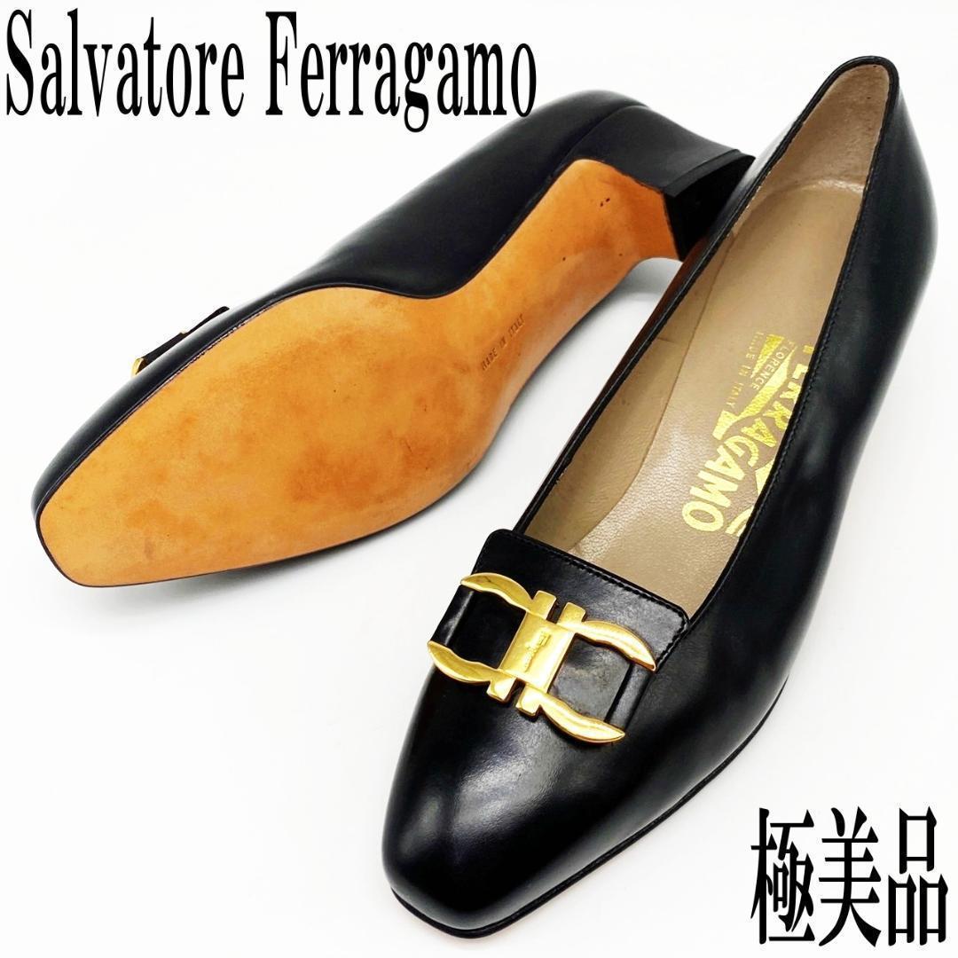 新作人気 SS85【極美品】Salvatore Ferragamo ヒール レディース