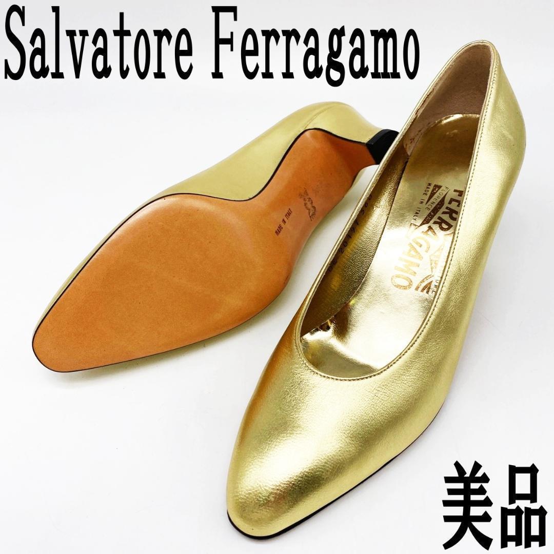 SP70【美品】Salvatore Ferragamo サルヴァトーレフェラガモ パンプス