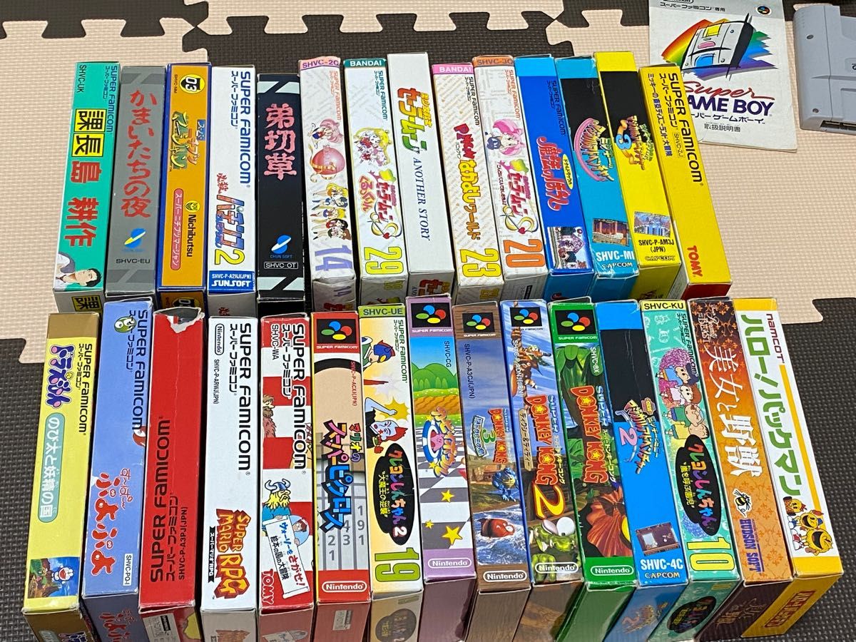 スーパーファミコン ソフト29本 攻略本12冊 本体セット まとめ売り