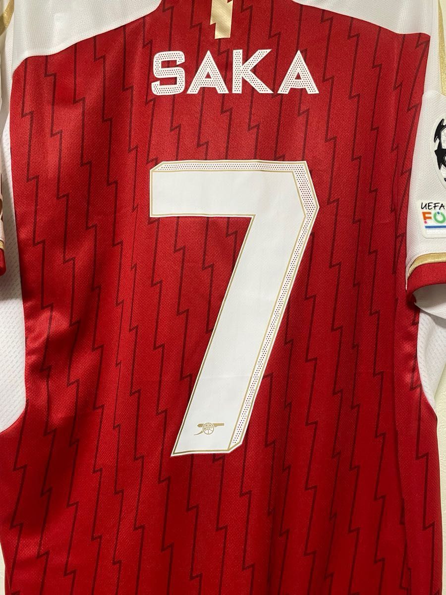 アーセナル ユニフォーム 23/24 #7 サカ アーセナルフォント CL アーセナル ユニフォーム 23/24 #7 サカ アーセナルフォント CL