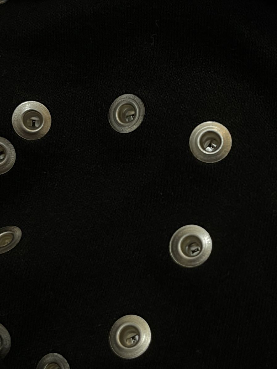 lucien pellat-finet ルシアンペラフィネ Tシャツ 半袖Tシャツ Tee XS 黒 美品 正規品 スタッズ 夏 定価20万前後 クロムハーツ好きに_画像5
