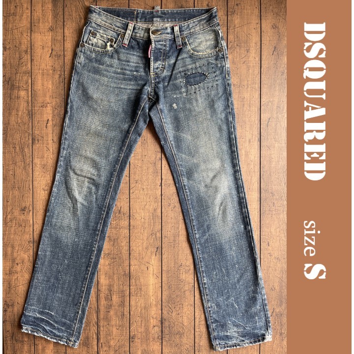 DSQUARED 2 damage processing Denim S size |D2, strut 