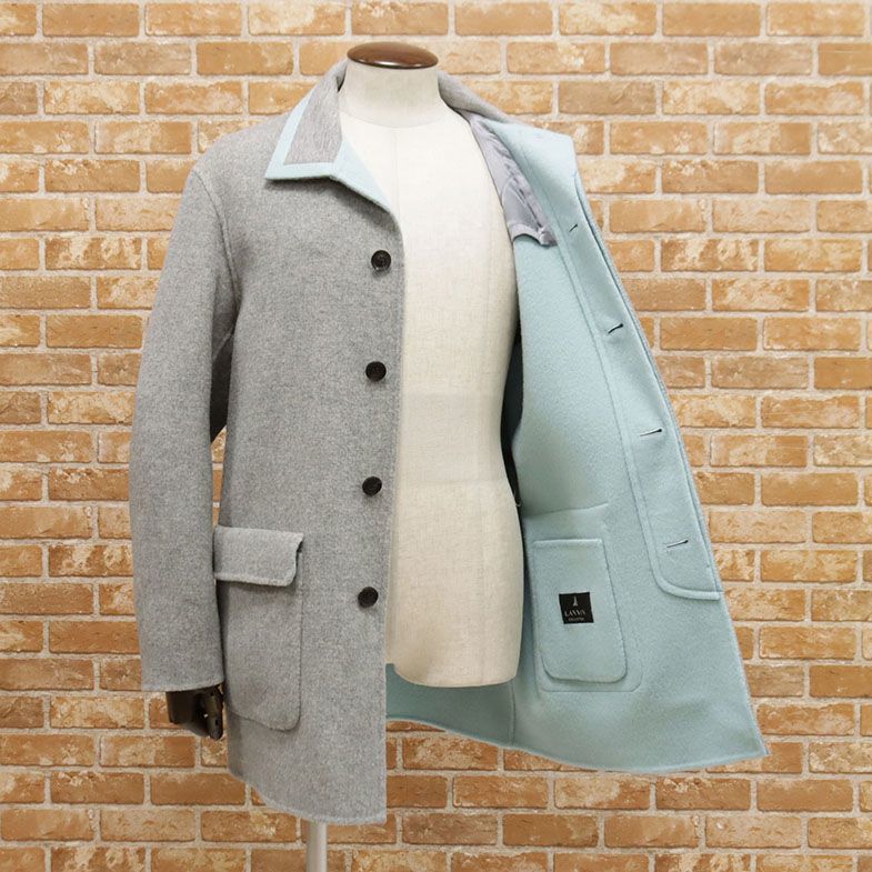 同梱不可】 秋冬/LANVIN COLLECTION/50サイズ/スタンド襟コート 新品
