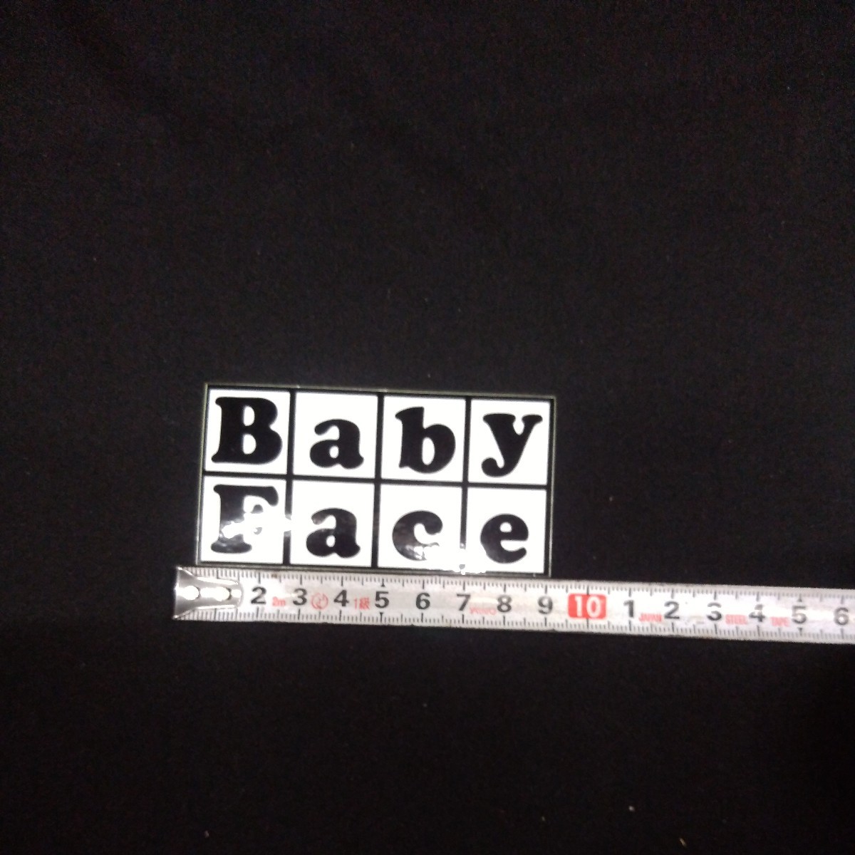 BabyFace/ベビーフェイスステッカー★90×45mm 折れ無　美品　普通郵便82円可_画像3