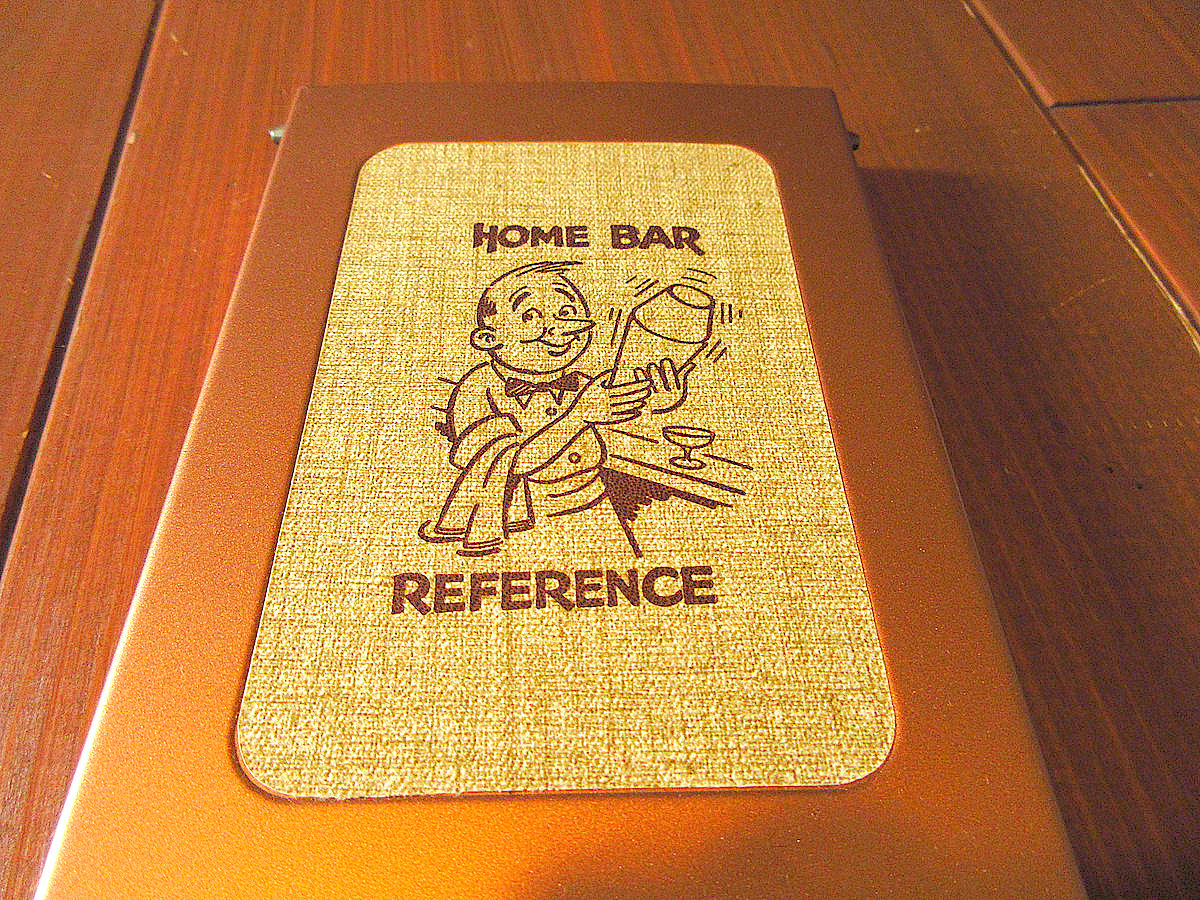 ビンテージ50’s60’s●HOME BAR REFERENCEメモパッド●231001j8-otclct雑貨インテリアメモ帳_画像2