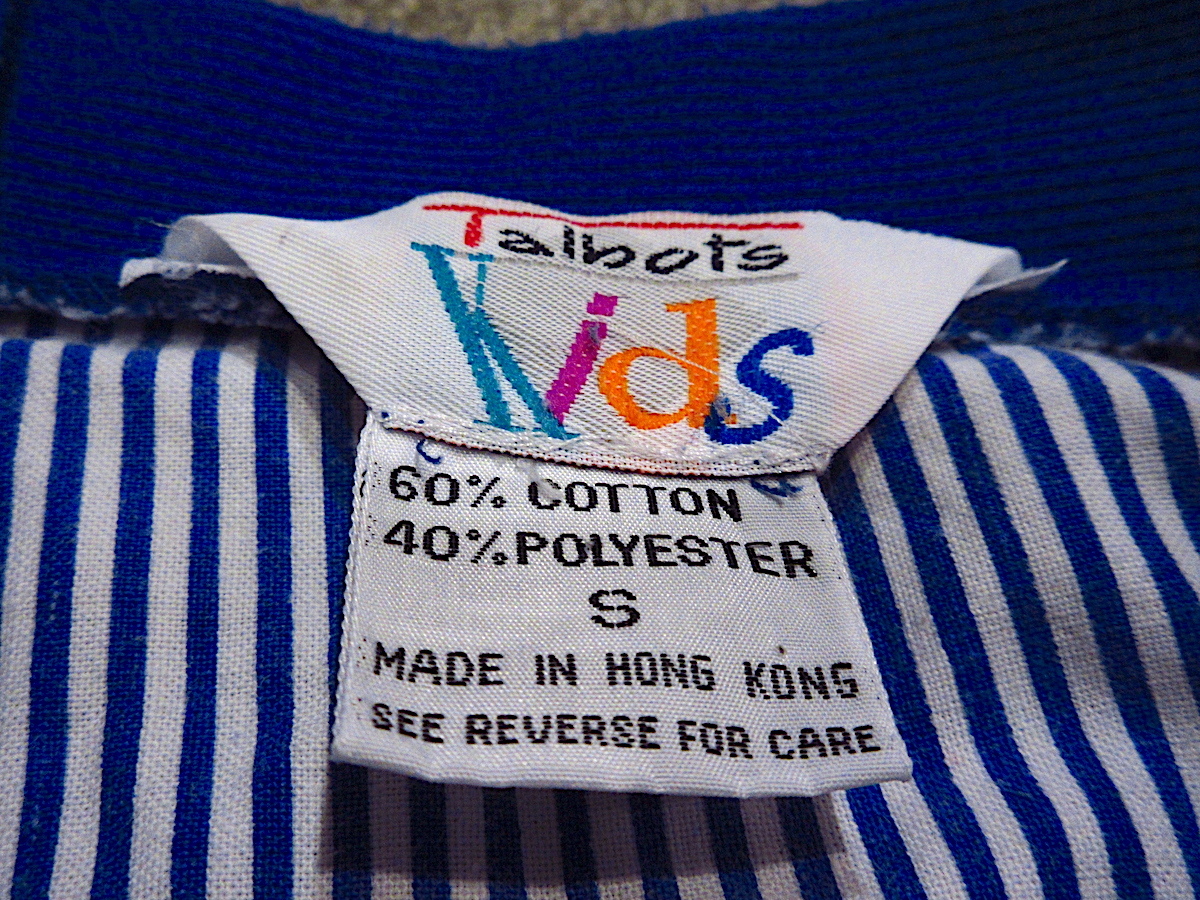  Vintage 90\'s*Talbots Kids no color кардиган синий size S*231002c3-k-cdg 1990s Kids ребенок одежда Talbots б/у одежда 
