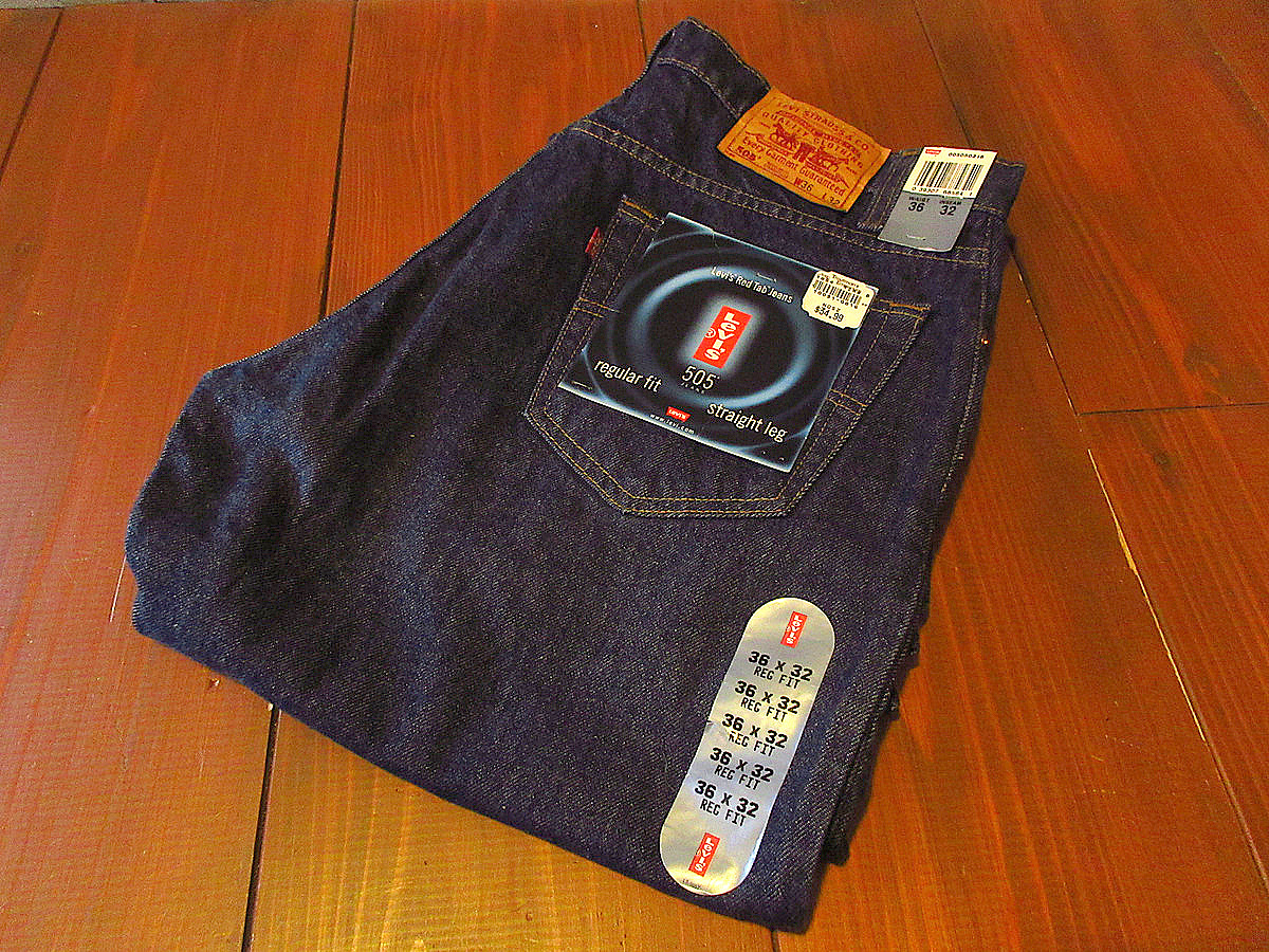 ビンテージ90’s●DEADSTOCK Levi’s 505実寸W92cm●231008j2-m-pnt-jns-w36古着1990sデッドストックテーパード_画像1