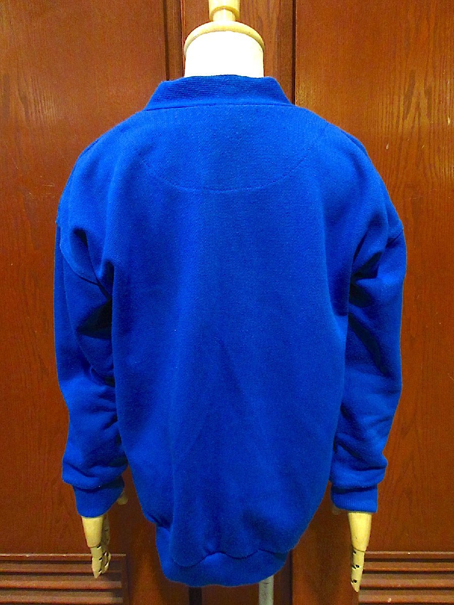 ビンテージ90's●Talbots Kidsノーカラーカーディガン青size S●231002c3-k-cdg 1990sキッズ子供服タルボット古着_画像2