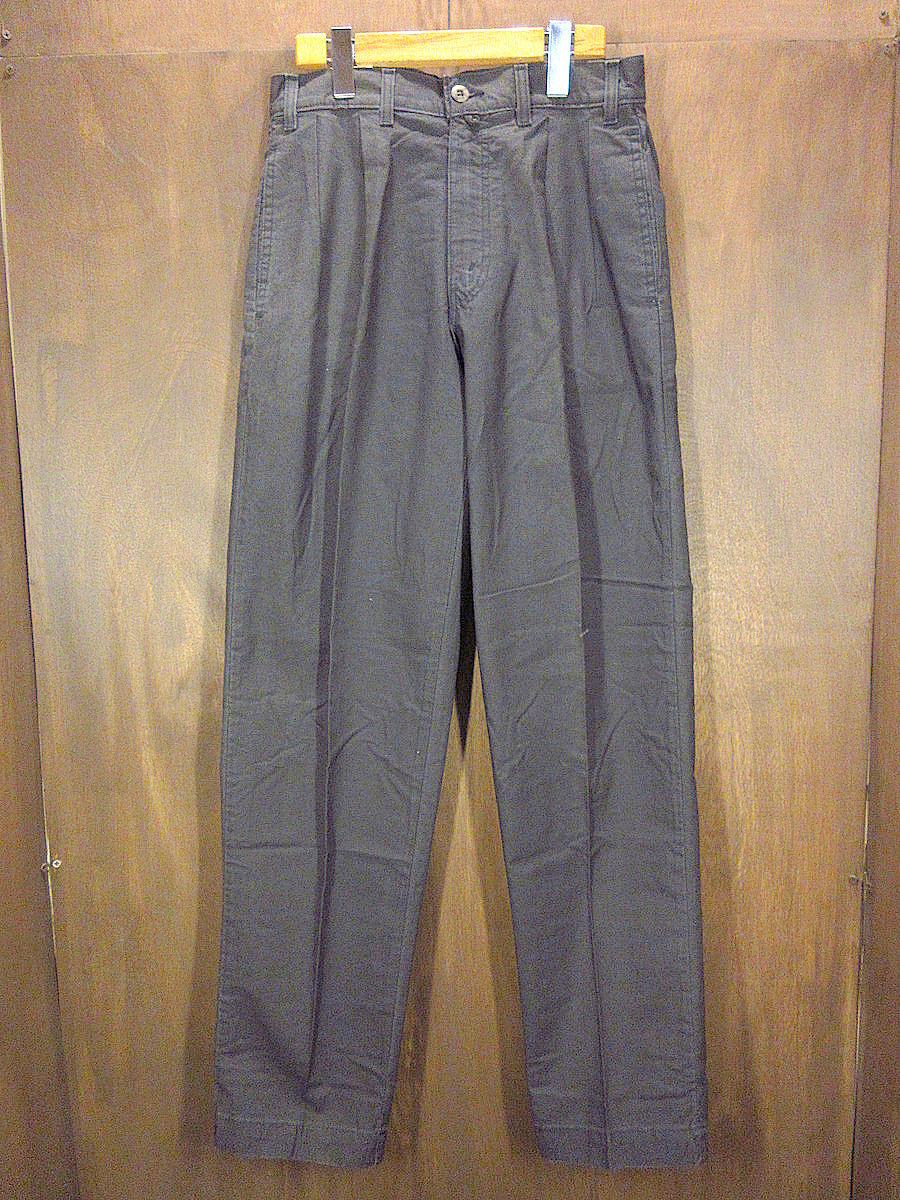 ビンテージ80’s●DEADSTOCK Levi’sカレッジチノパンツ実寸W81cm●231010j7-m-pnt-jns-W30テーパード1980sシルバータブ_画像2