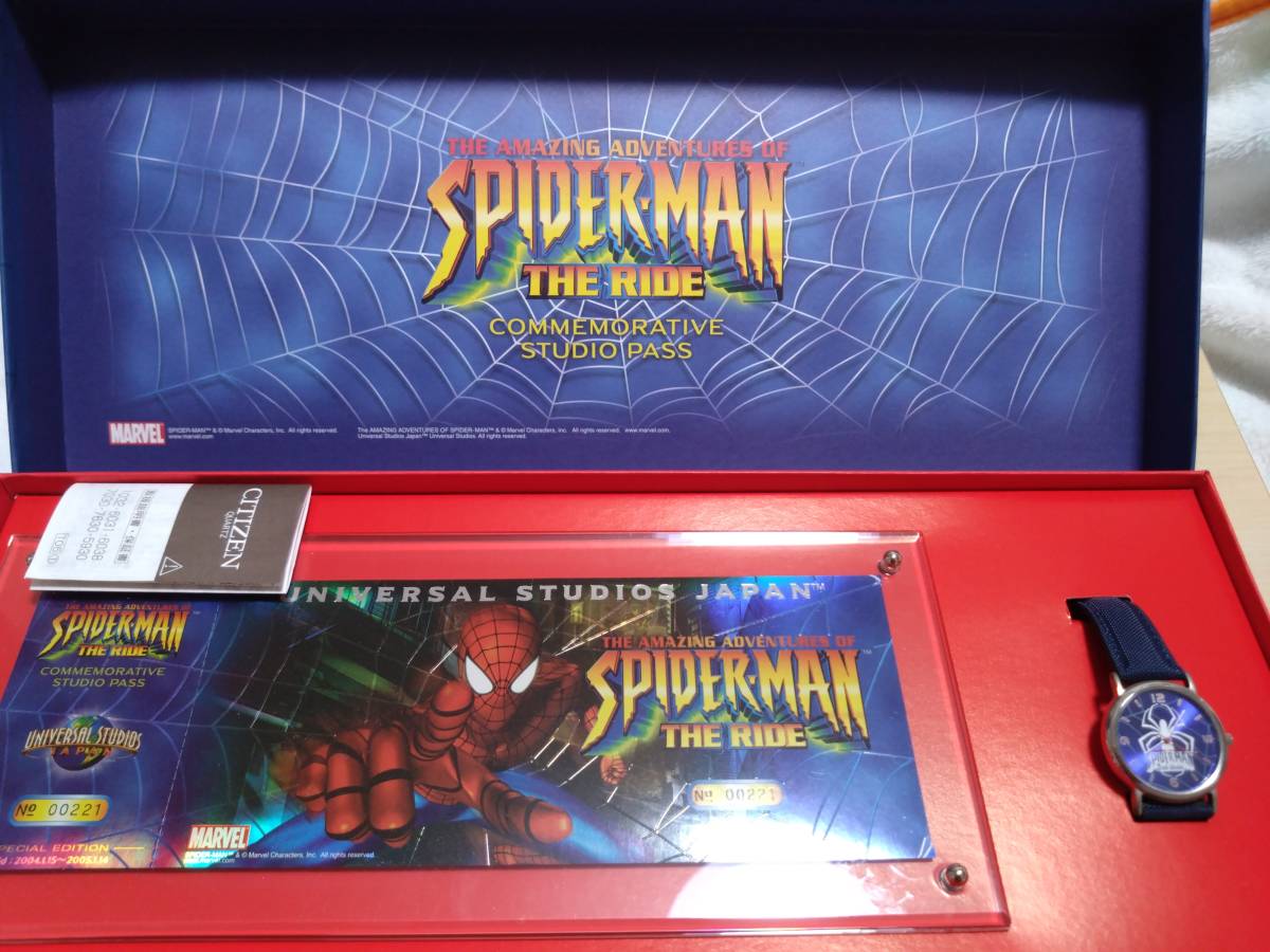 USJ ユニバ　2004年 アメージング・アドベンチャー・オブ・スパイダーマン・ザ・ライド　オープン記念品