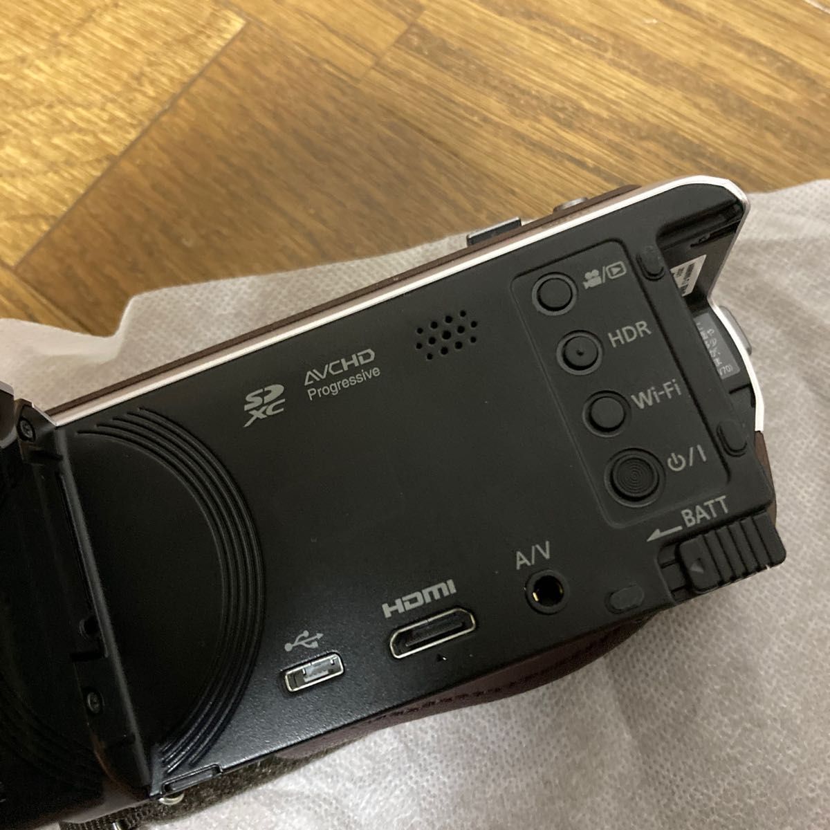【店頭展示品】 パナソニック ビデオカメラ HC-W590MS -T ブラウン デジタルハイビジョン