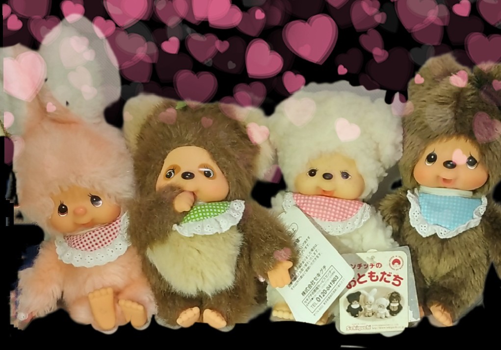 セキグチ モンチッチ おともだち チムたん チャム タヌタヌ クマ