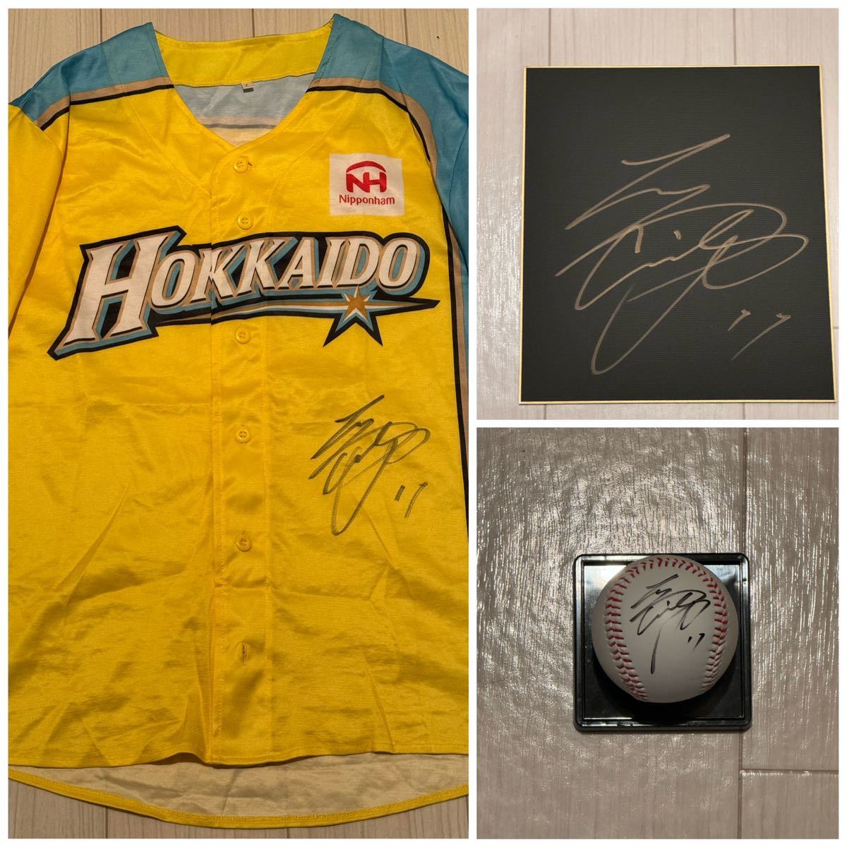 大谷翔平/ 3点セット/ 直筆サインユニフォーム+直筆サインボール+