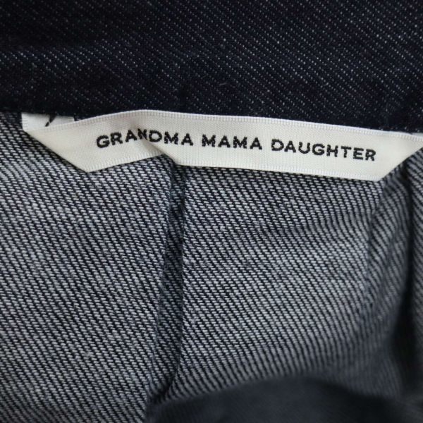 【新品 未使用】 GRANDMA MAMA DAUGHTER グランマママドーター 通年 デニム プリーツ ロング スカート Sz.0　レディース　K3B00185_9#R_画像6