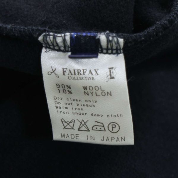 Psycho Bunny rhinoceros koba knee autumn winter Skull ba knee badge! long sleeve wool tunic cut and sewn Sz.1 lady's made in Japan K3T00729_A#E