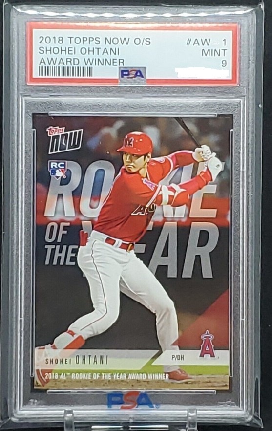 PSA10 最優秀賞新人王受賞】大谷翔平 MLB topps ルーキー カード-