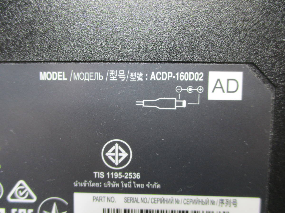SONY ACDP-160D02 ACアダプター_画像2