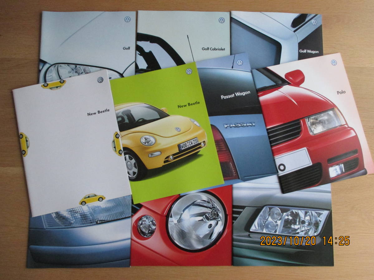 VW Golf/Cabriolet/Wagon/New Beetle/Bora/Lupo/Polo/Passat/Wagon カタログ　10冊SET_画像1