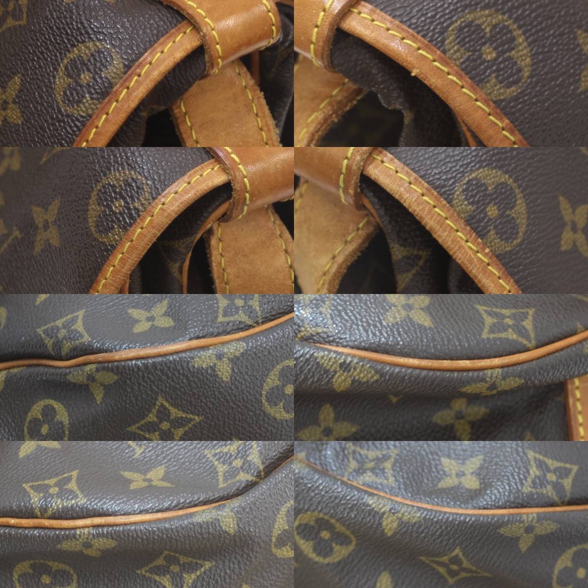 LOUIS VUITTON ルイ・ヴィトン モノグラム ソミュール ショルダーバッグ メッセンジャーバッグ M42256 レディース メンズ KS Bランク_画像6