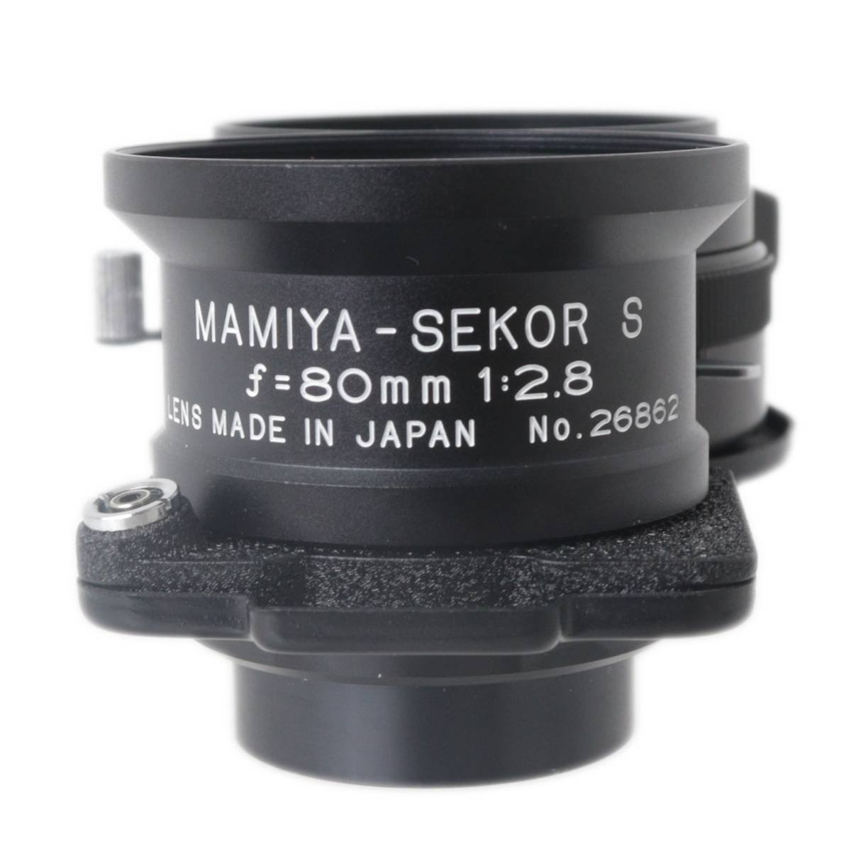 【中古】 MAMIYA/マミヤ Mamiya-Sekor S 80mm F2.8 レンズ 26662 前後キャップ NT Bランク_画像4