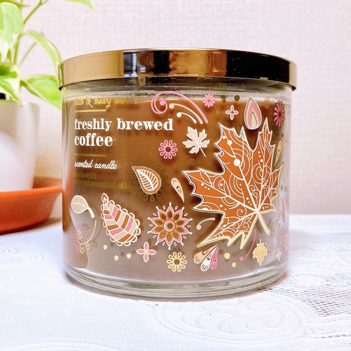 bath&body works 3芯キャンドル コーヒー|PayPayフリマ