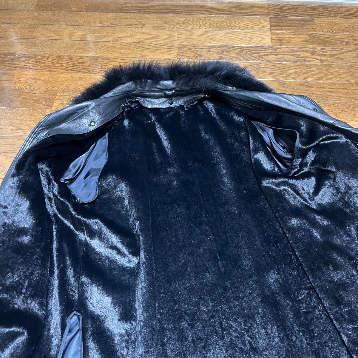 ANGEL LEATHER エンゼルレザー レザーコート サイズ9 M 黒