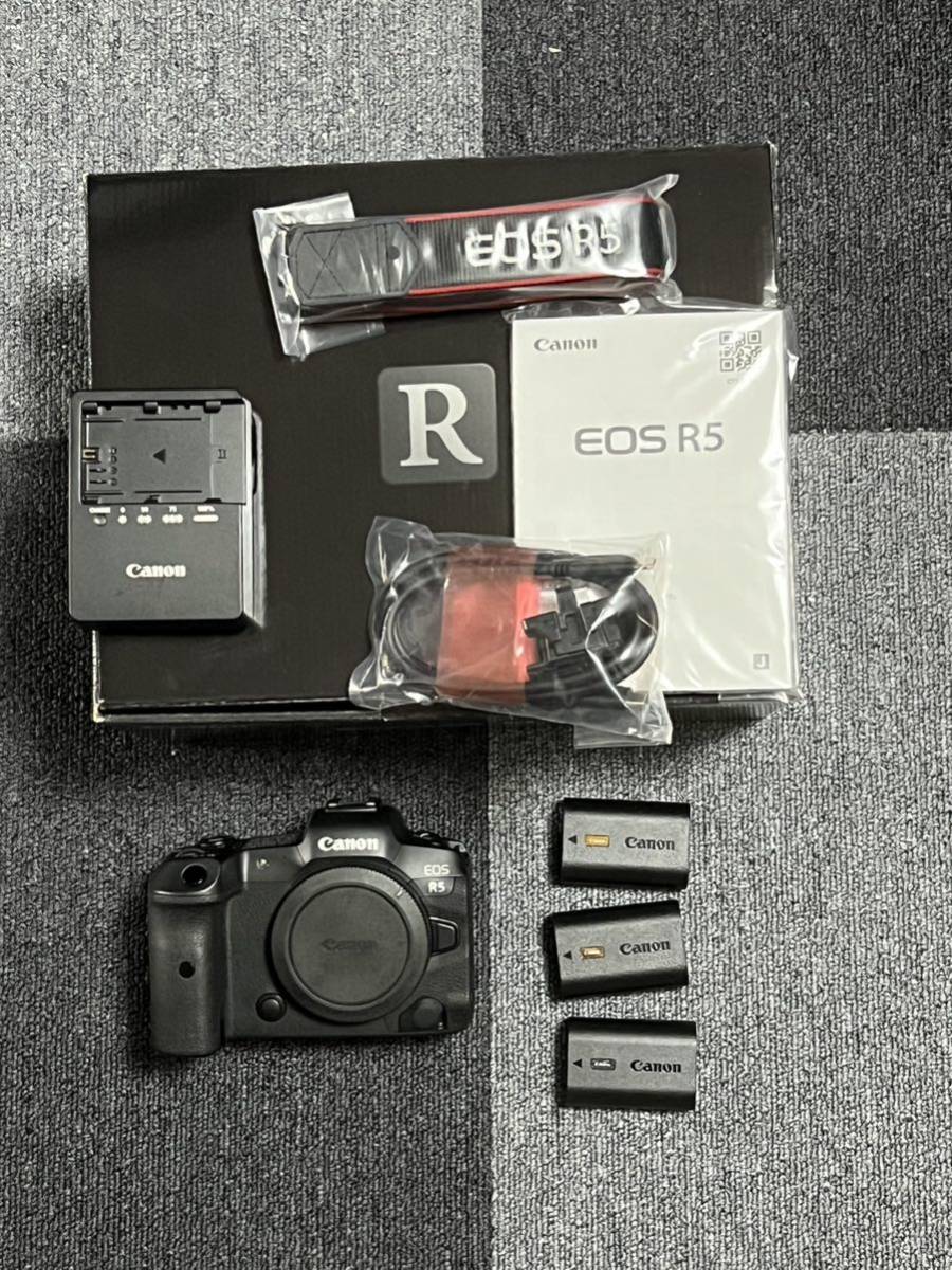絶品】 【6000ショット以下】Canon ミラーレス一眼カメラ EOS R5