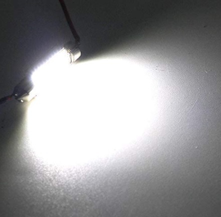 T10×41mm(42mm) 33SMD LEDルームランプ 無極性 ホワイト 2個セット_画像4