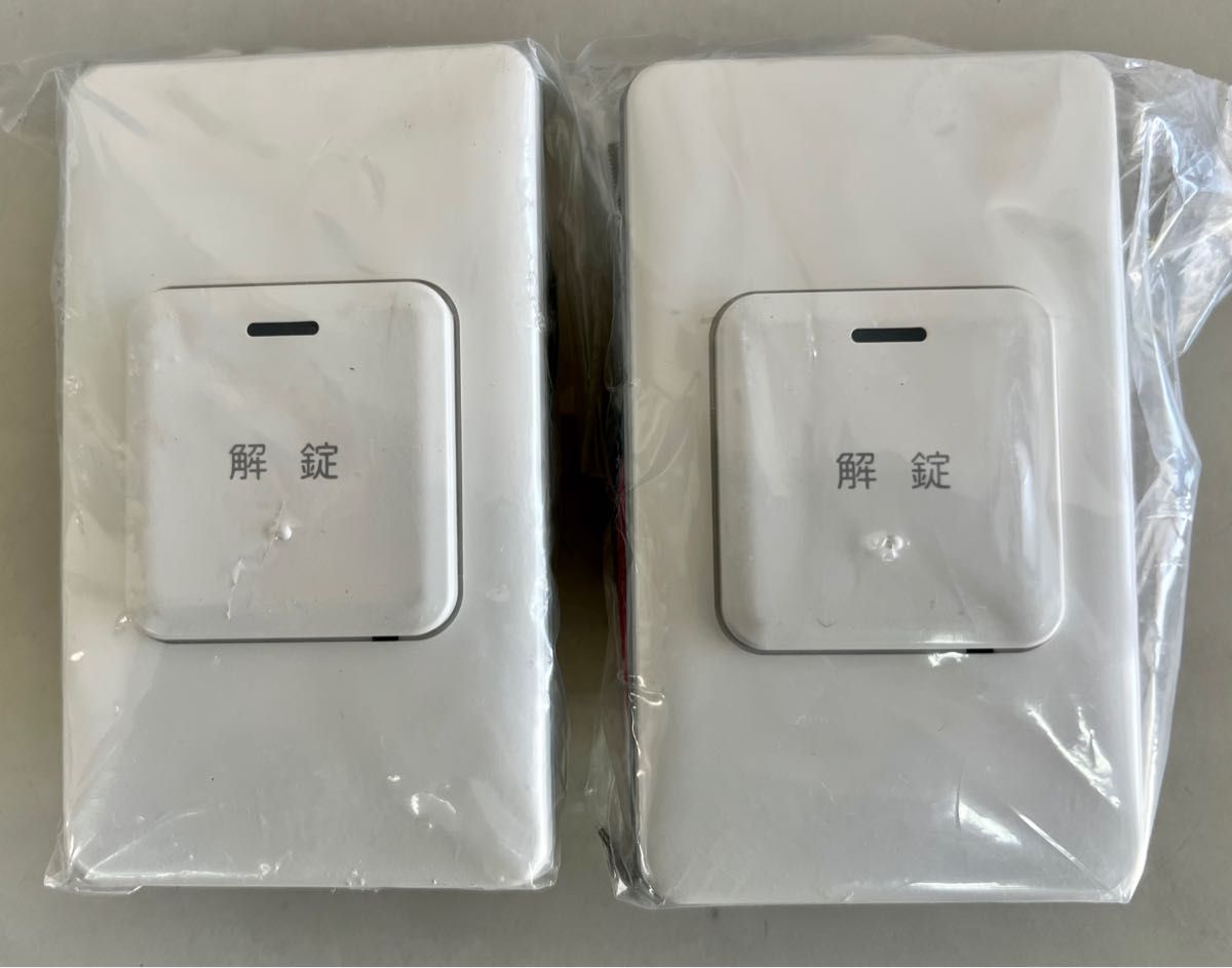 新品未使用アイホン電気錠コントローラーと解錠ボタン2セット 新品未使用アイホン電気錠コントローラーと解錠ボタン2セット