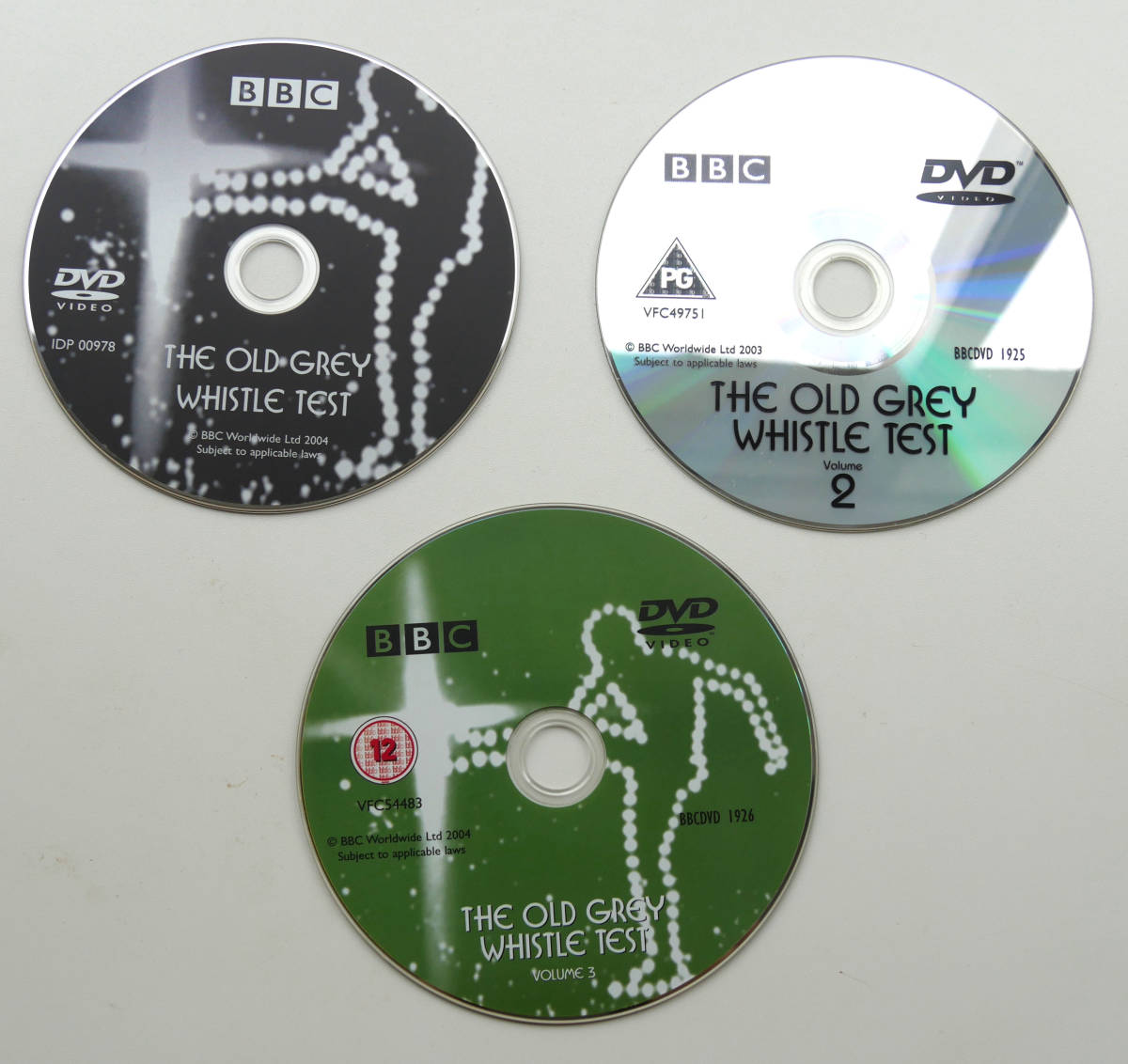 日本版 BBC DVD The Old Grey Whistle Test Vol1-3 中古品の画像5