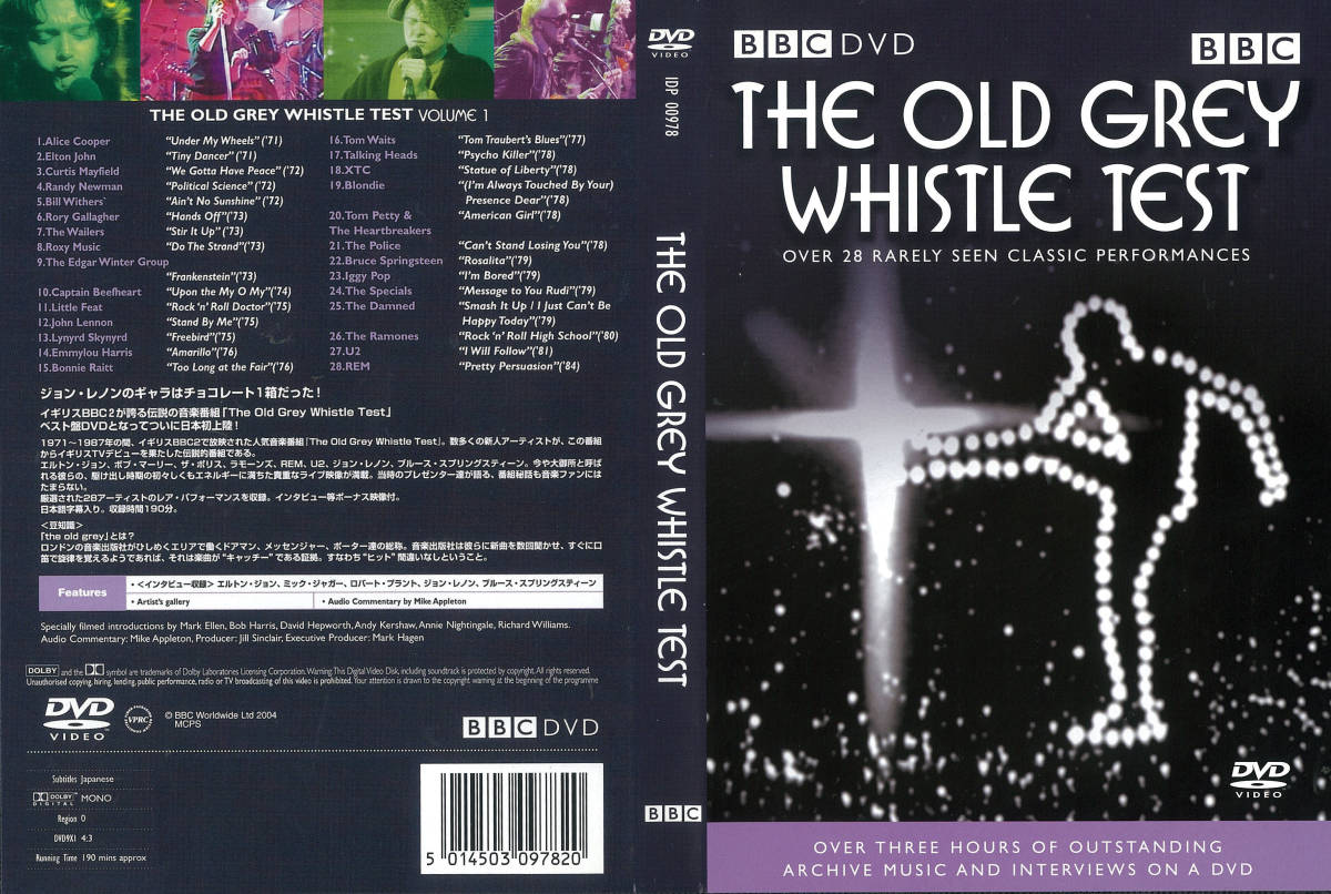 日本版 BBC DVD The Old Grey Whistle Test Vol1-3 中古品の画像2