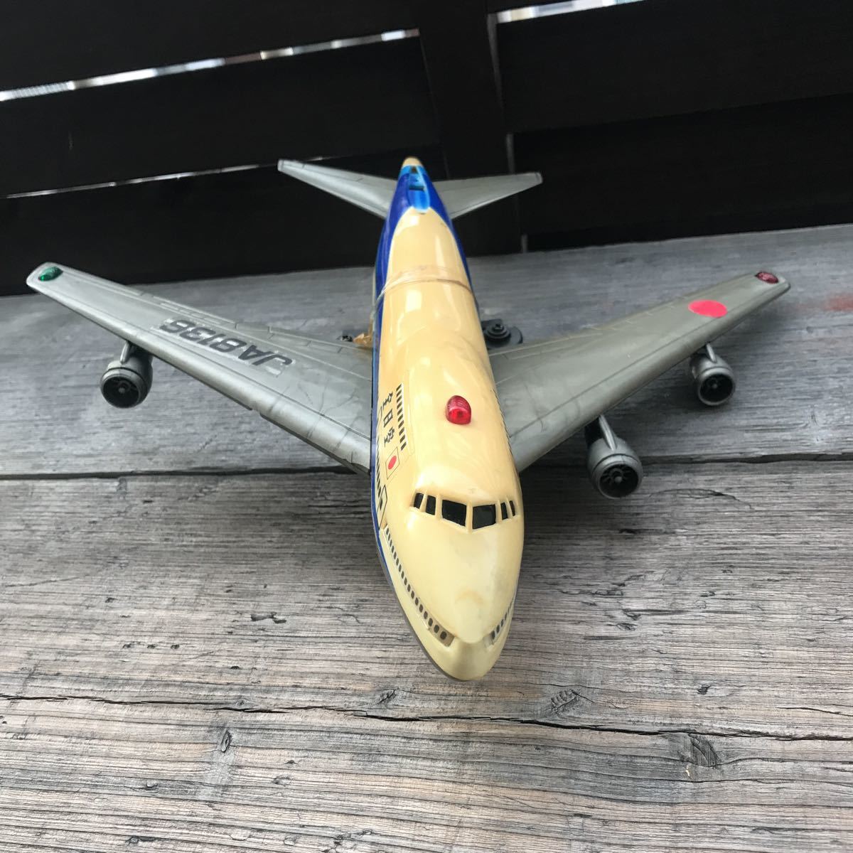 □昭和レトロ 全日空 JA8136ジャンボジェット機 飛行機模型ANA □昭和レトロ 全日空 JA8136ジャンボジェット機 飛行機模型ANA