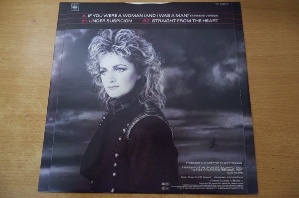 B2-227＜12inch/蘭盤/美盤＞ボニー・タイラー Bonnie Tyler / If You Were A Woman (And I Was A Man)_画像2